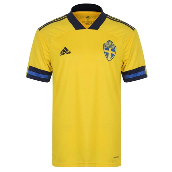 Tailandia Camiseta Suecia Replica Primera Ropa 2020 Amarillo